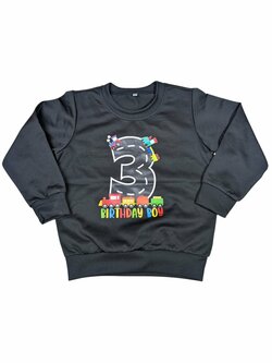 černá mikina bez kapuce s potiskem secondhand 